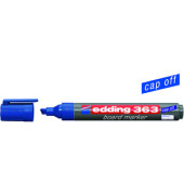 Boardmarker 363, 4-363003, Packung, blau, 1-5mm Keilspitze