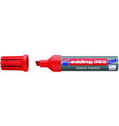 Boardmarker 365, 4-365002, Stift, rot, 2-7mm Keilspitze
