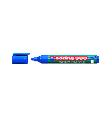 Flipchartmarker 380, 4-380003, Stift, blau, 1,5-3mm Rundspitze