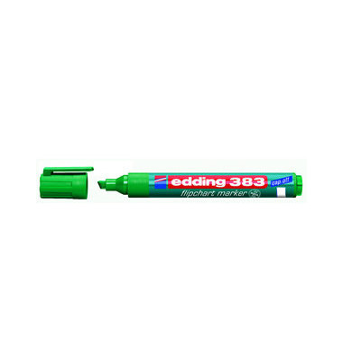 Flipchartmarker 383, 4-383004, Pack, grün, 1-5mm Keilspitze