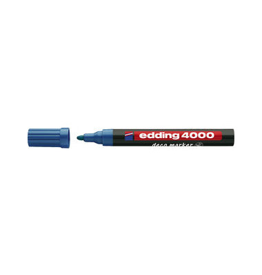 Permanentmarker 4000 deco blau 2-4mm Rundspitze Permanentmarker 4000 deco blau 2-4mm Rundspitze