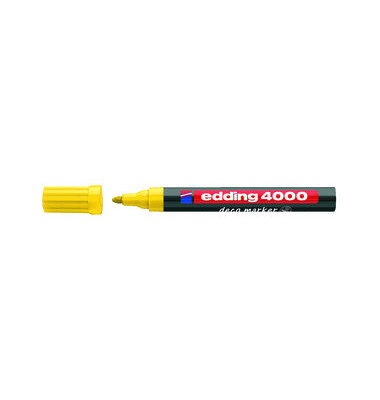 Permanentmarker 4000 deco gelb 2-4 mm Rundspitze Permanentmarker 4000 deco gelb 2-4 mm Rundspitze