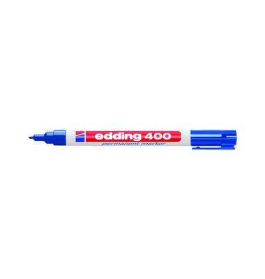 Permanentmarker 400, 4-400003, St&uuml;ck, blau, 1mm Rundspitze