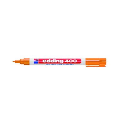 Permanentmarker 400, 4-400006, St&uuml;ck, orange, 1mm Rundspitze