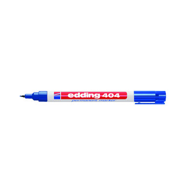Permanentmarker 404, 4-404003, St&uuml;ck, blau, 0,75mm Rundspitze