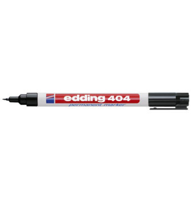 Permanentmarker 404, 4-404001, St&uuml;ck, schwarz, 0,75mm Rundspitze