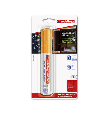 Windowmarker Kreidemarker, 4090-066, Blister, neonorange, 4-15mm, Keilspitze