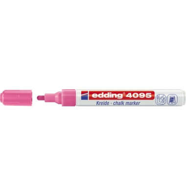 Windowmarker Kreidemarker, 4095-069, neonrosa, 2-3mm, Rundspitze