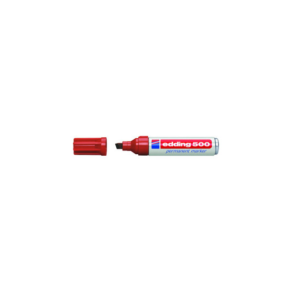 10 Stück Edding Permanentmarker 500, 4-500007, Stück, braun, 2-7mm Keilspitze 4004764373697 Edding
