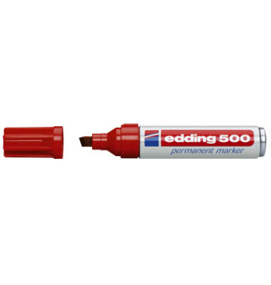 Permanentmarker 500 rot 2-7mm Keilspspitze Permanentmarker 500 rot 2-7mm Keilspspitze