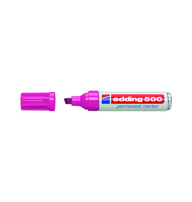 Permanentmarker 500 rosa 2-7 mm Keilspitze Permanentmarker 500 rosa 2-7 mm Keilspitze