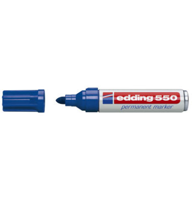 Permanentmarker 550, 4-550003, blau, 3-4mm Rundspitze