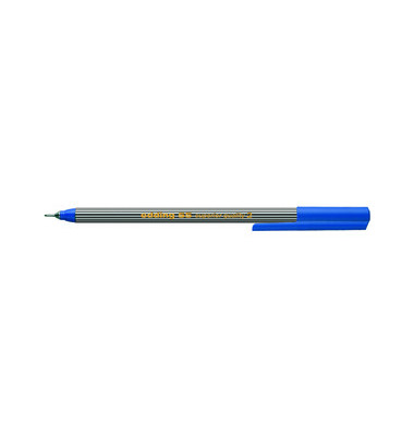 Fineliner 55 fine, 455003, schwarz-wei&szlig; gestreift (Schreibfarbe: blau), 0,3mm