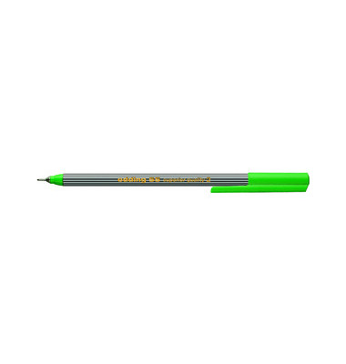 Fineliner 55 fine, 455004, schwarz-wei&szlig; gestreift (Schreibfarbe: gr&uuml;n), 0,3mm