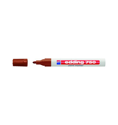 Lackmarker 750, 750CR-007, Stift, braun, 2-4mm Rundspitze