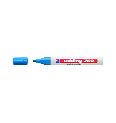 Lackmarker 750 hellblau 2-4mm Rundspitze