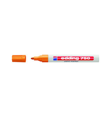 Lackmarker 750, 4-750006, Stift, orange, 2-4mm Rundspitze