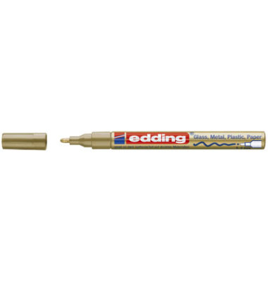 Lackmarker 751, 4751053, Stift, gold, 1-2mm Rundspitze