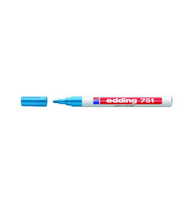 Lackmarker 751 creative, 751-9-010, Stift, hellblau, 1-2mm Rundspitze