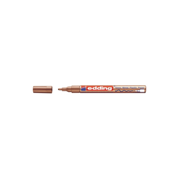 4004764820306 - edding 751 Permanent Lackmarker Kupfer Fein Rundspitze 1 - 2 mm Wasserbeständig