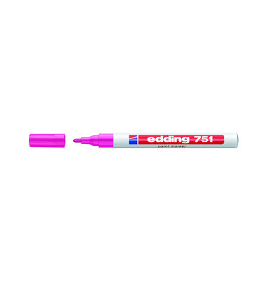 Lackmarker 751 rosa 1-2mm Rundspitze