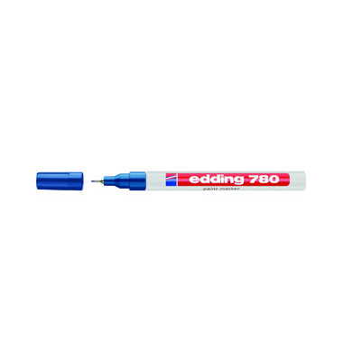 Lackmarker 780, 4-780-9-003, Stift, blau, 0,8mm Rundspitze Lackmarker 780, 4-780-9-003, Stift, blau, 0,8mm Rundspitze
