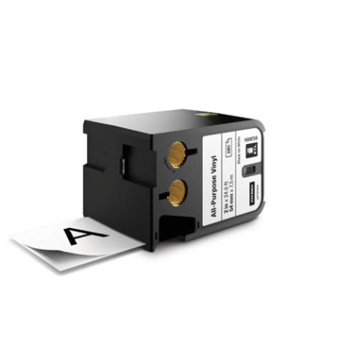 XTL Vinyl-Schriftband 1868755 54mm x 7m schwarz/weiß flexibel selbstklebend