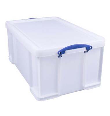 Aufbewahrungsbox 64WSTR, 64 Liter mit Deckel, für A3, außen 710x440x380mm, Kunststoff weiß