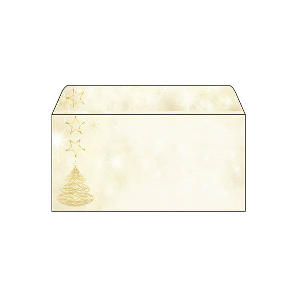 7 Stück Sigel Weihnachtsumschläge Graceful Christ DU083, Din Lang, 90g 4004360835353 Sigel