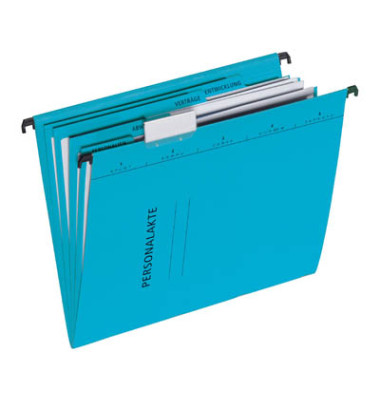 Personalakten 44105-02, A4 blau Karton 250g