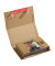 Buchverpackung Universal CP020.04 braun, f&uuml;r A5+, innen 251x165x60mm, Kraftliner Wellpappe 1-wellig