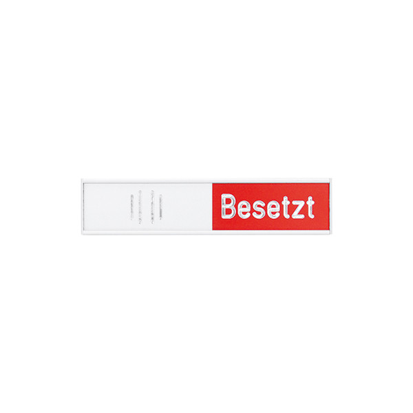 4016946193016 - Türschild Besetzt Frei sebstklebend Alu 102 x 274 mm 4016946193016 Franken