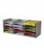Formularbox 15 Fächer A4 PS grau 857x313x327