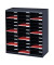 Sortierstation hoch 36 Fächer schwarz 674x791x308