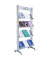 Prospektständer Mobile alu für 12 Prospekte 167,8x72x38,5cm