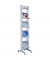Prospektst&auml;nder Mobile alu f&uuml;r 4 Prospekte 167,8x33x38,5cm