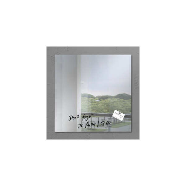 4004360836213 - Glas-Magnetboard artverum GL 275 48x48cm mit Spiegel Spiegel 4004360836213 Sigel