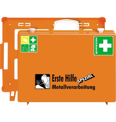Erste-Hilfe-Kasten SPEZIAL MT-CD 0360108, DIN 13157, Erste Hilfe Spezial Metallverarbeitung