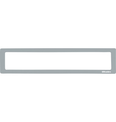 Infotaschen für Überschriften grau 312 x 60mm 5 Stück Infotaschen für Überschriften grau 312 x 60mm 5 Stück