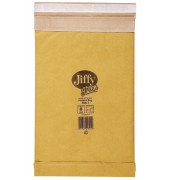 Papierpolstertaschen Gr. 00, 30001308, innen 105x229mm, mit Falte, haftklebend, braun
