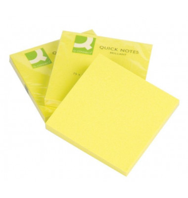 Haftnotizen KF10514, KF10514, 76x76mm, gelb, quadratisch