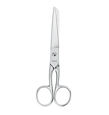 Universalschere rostfrei, Stahl, rostfrei, 15,3cm, silber
