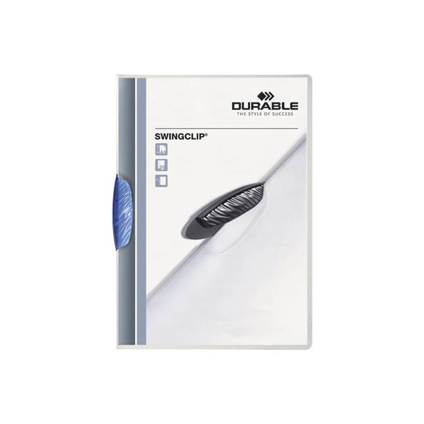 4005546208770 - Klemmhefter SWINGCLIP 30 226006 A4 blau für ca 30 Blatt Polypropylen (PP) 80g 4005546208770 Durable
