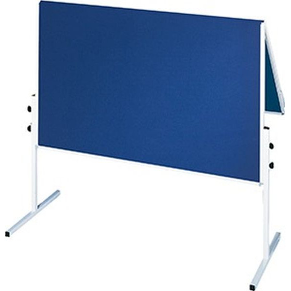 4016946182614 - Moderationstafel CC-UMTF-G 03 120x150cm Filz + Filz (beidseitig) pinnbar klappbar blau + blau 4016946182614 Franken