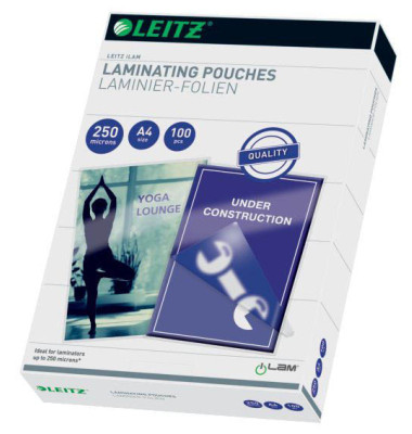 Laminierfolien iLAM Quality 16935, A4, 216x303mm, 250mic x2, glänzend