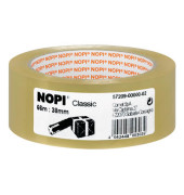 Packband Classic 57209-00000-02, 38mm x 66m, PP, leise abrollbar, transparent