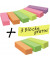 Haftmarker 670-6+3, Page Marker neon, 50x15mm, 5-farbig sortiert, ohne, rechteckig