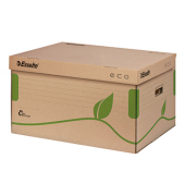 Archivcontainer ECO 623918, A4, braun, Recyclingkarton