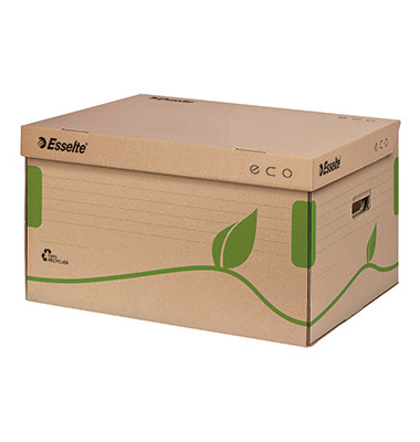 Archivcontainer ECO 623918, A4, braun, Karton