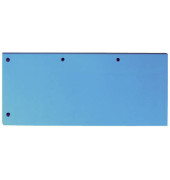 Trennstreifen 400013889 Duo blau 160g gelocht 24x10,5cm